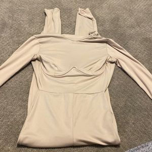 Making moves Nude jumpsuit